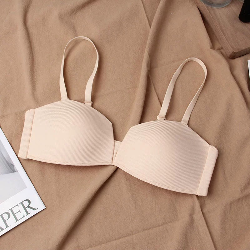 Gello Seamless Pushup Bralettes - Beige