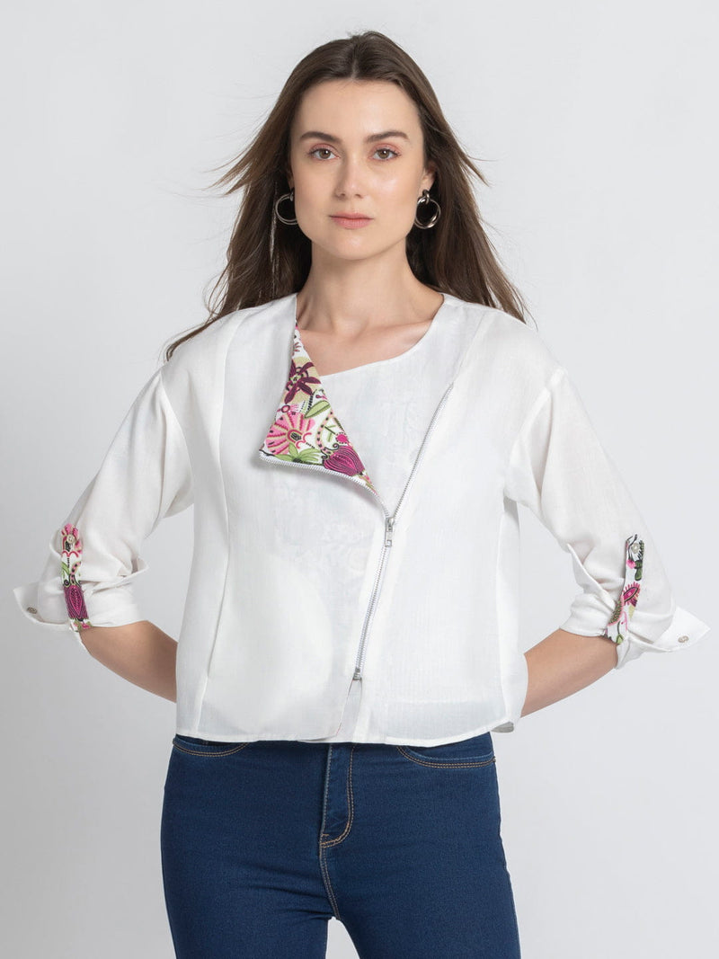 Olivia Zip up Top