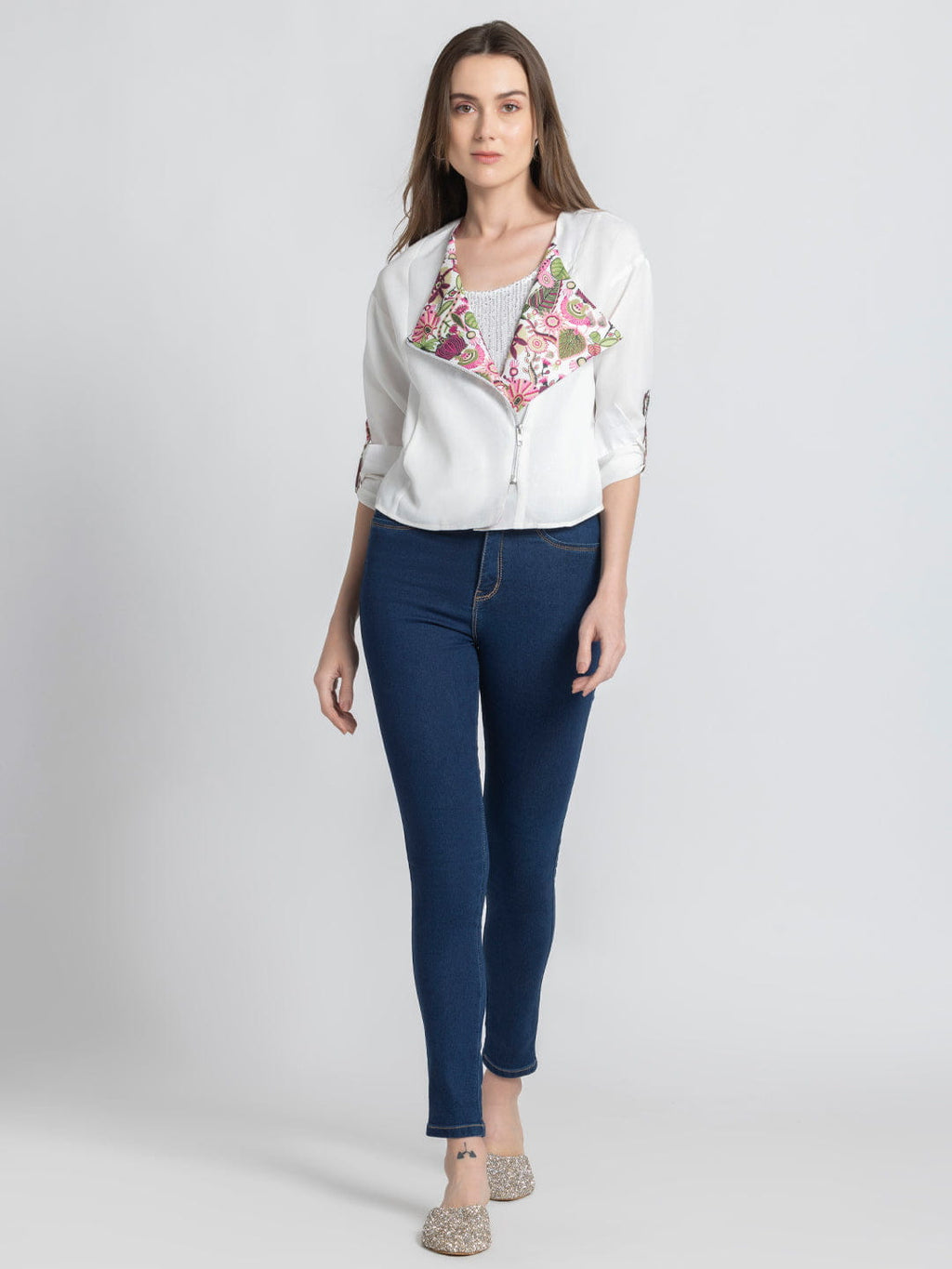 Olivia Zip up Top