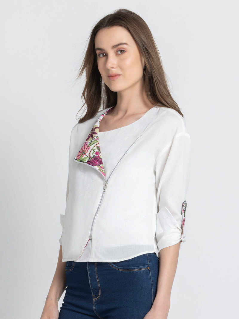 Olivia Zip up Top