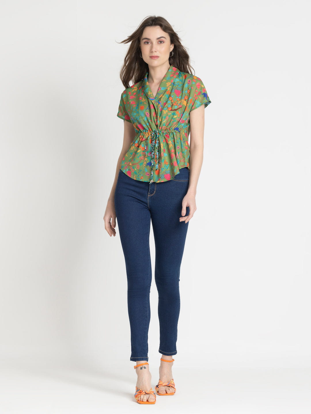 Ramie Cinched Top