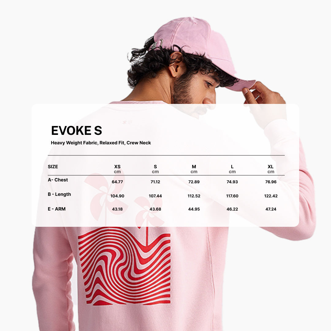 Size chart - Ludic|Men's Topwear Sweatshirts