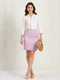 Virtuous Panelled Pencil Skirt-Lavender