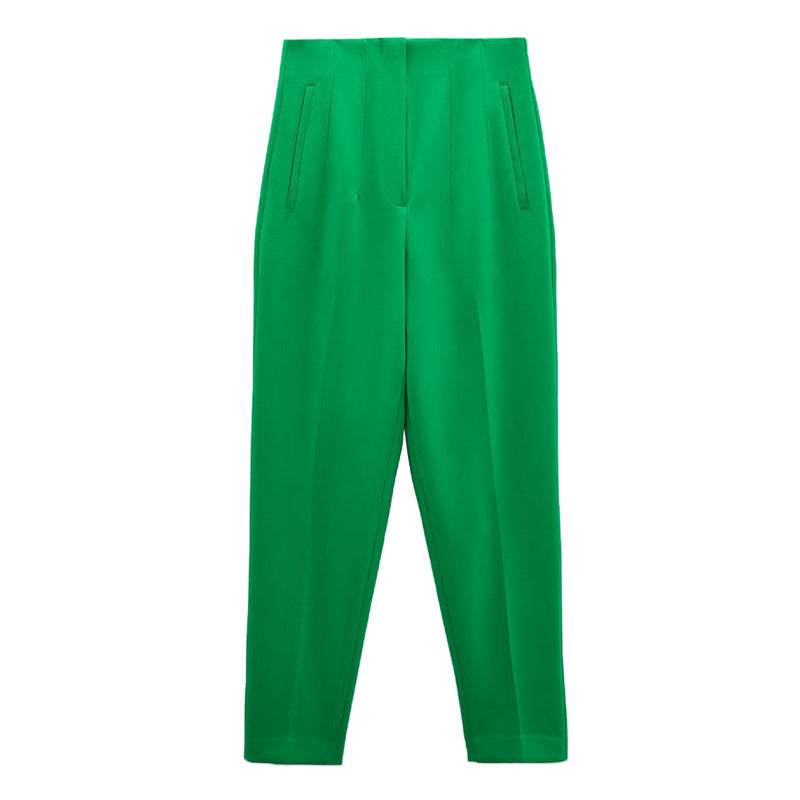 Luxe Fred Formal Pants - Light Green