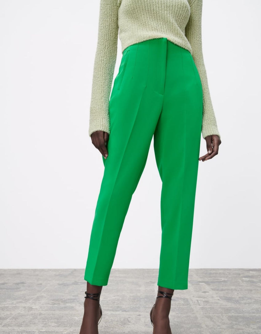Luxe Fred Formal Pants - Light Green