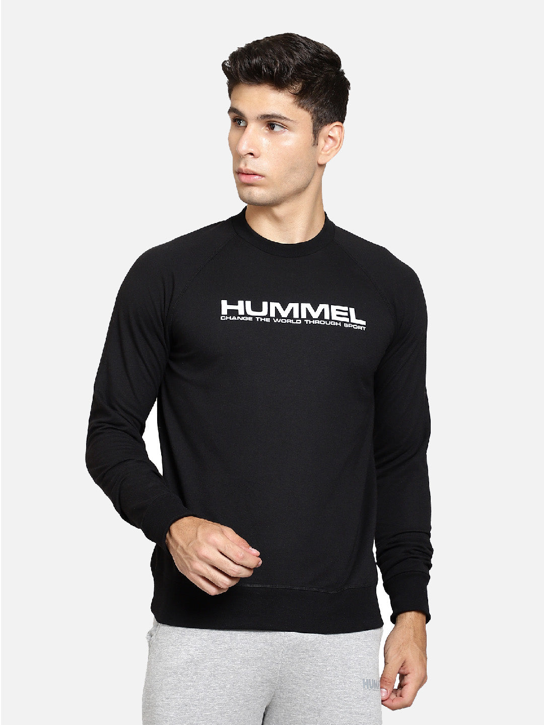 Evion Cotton Poly Sweatshirt - Black
