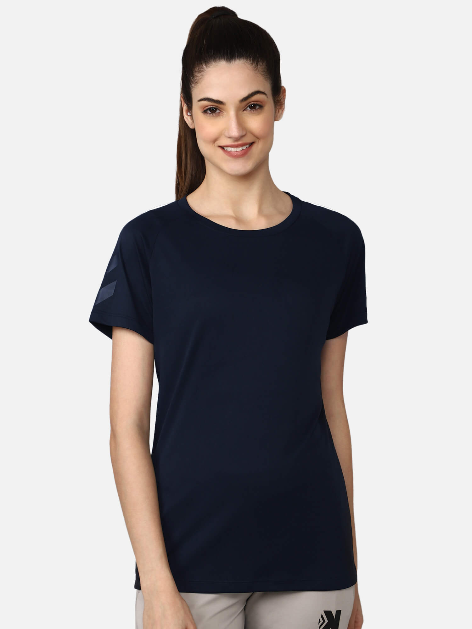 Azure Polyester T-Shirt - True Blue