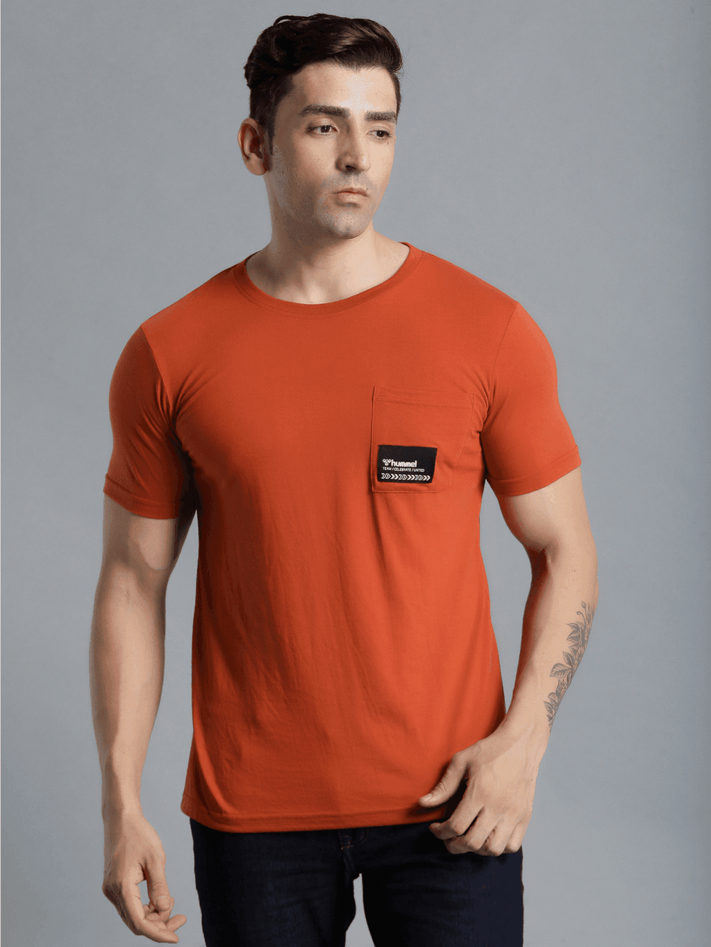 Cavo Cotton Poly T-Shirt - Rust