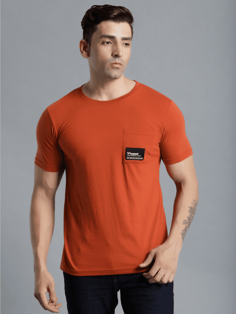Cavo Cotton Poly T-Shirt - Rust
