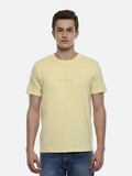 Fringe Organic Cotton Elastane T-Shirt - Sports Yellow
