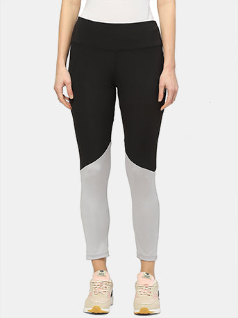 Valerie Slim Fit Polyester Tights - Black