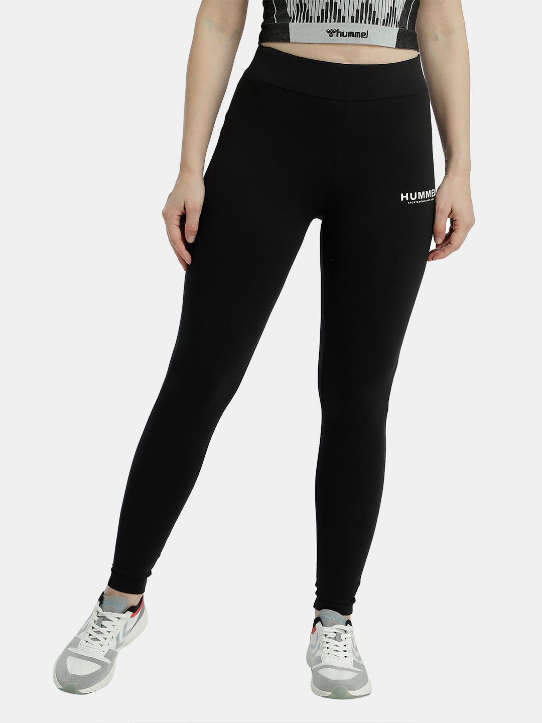 Daily Slim Fit Cotton Elastane Tights - Black