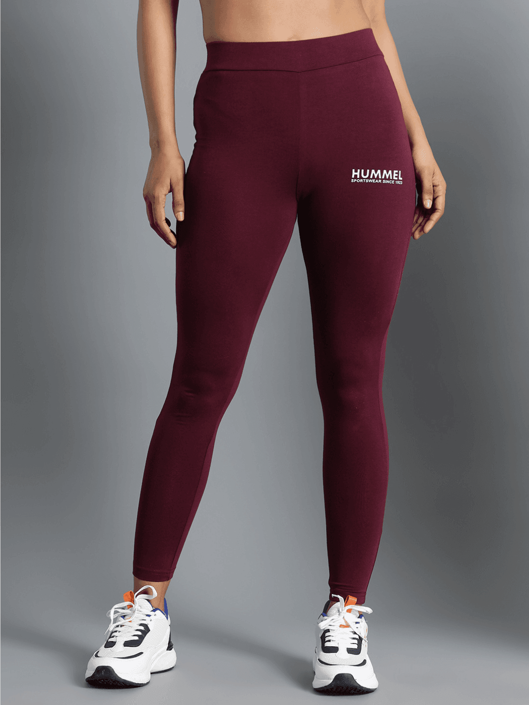 Daily Slim Fit Cotton Elastane Tights - Burgundy