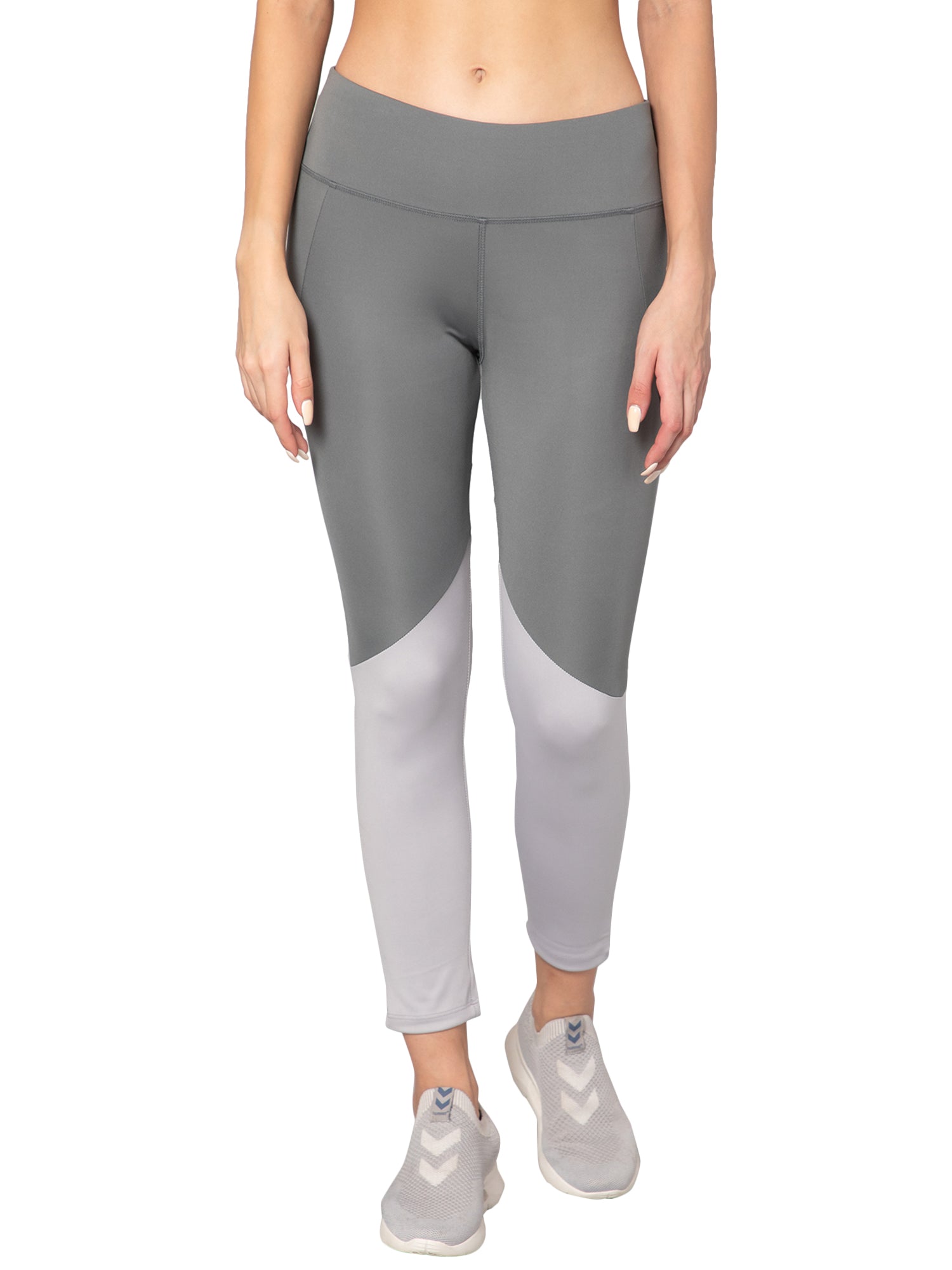 Valerie Slim Fit Polyester Tights - Grey