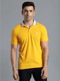 Marco Cotton Poly Polo T-Shirt - Gold
