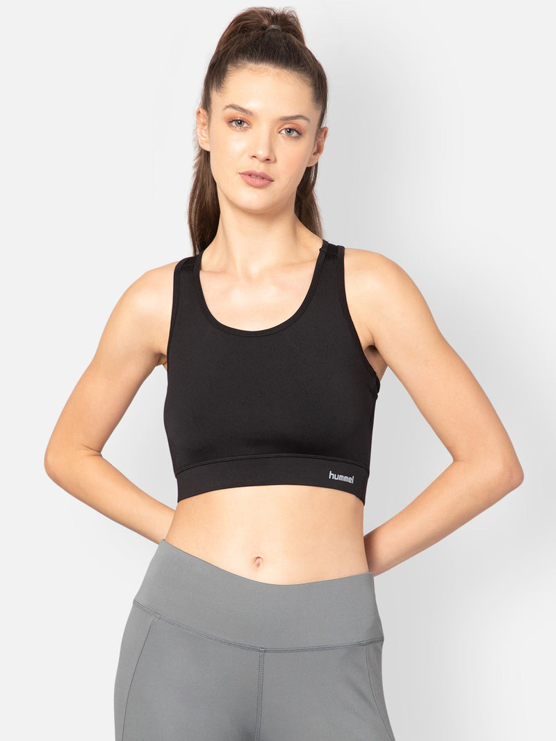 Sia Polyester Bra - Black