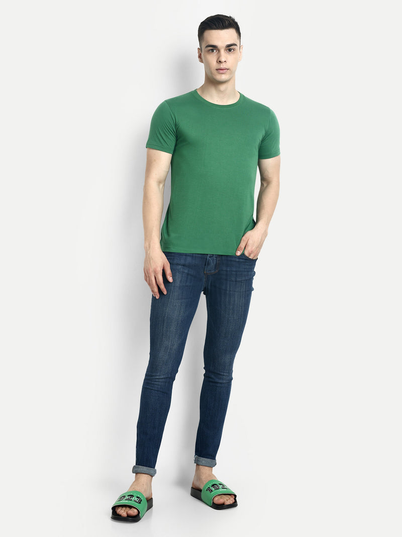Cam Cotton Poly T-Shirt - Green
