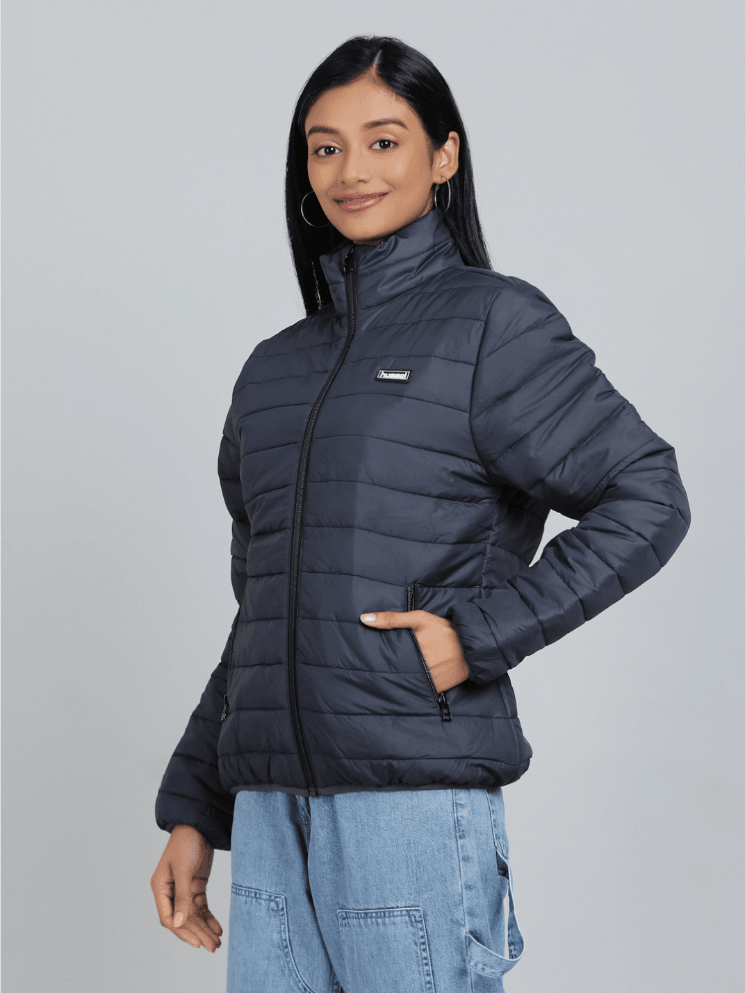 Benne Bomber Jacket - Navy Blue