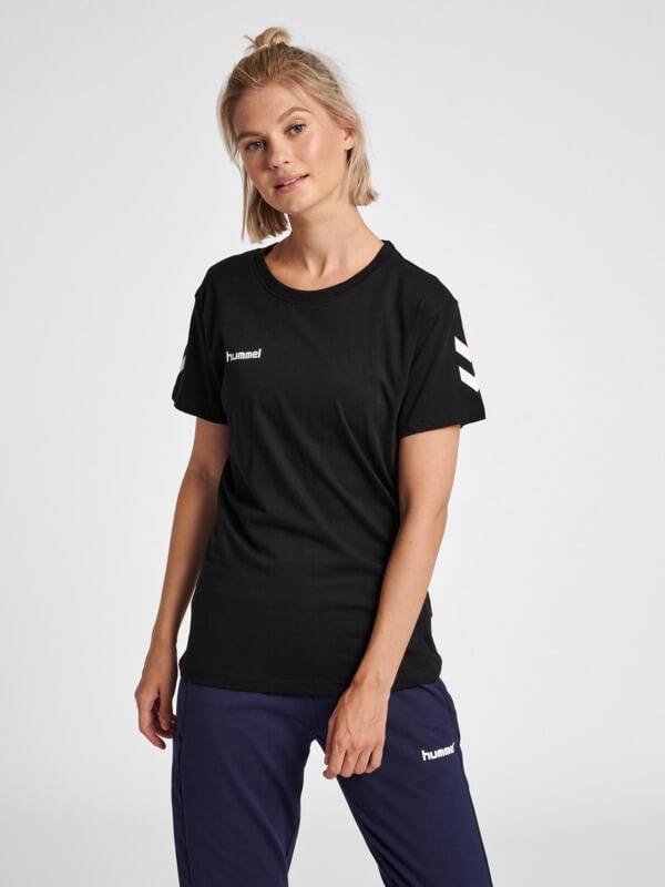 Go Cotton Poly T-Shirt - Black