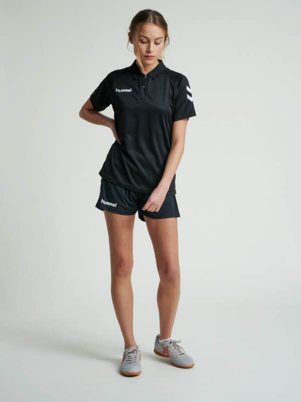 Core Functional Polyester Polo T-Shirt - Black