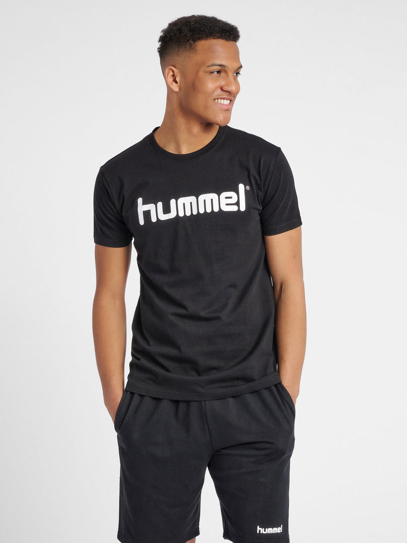 Go Cotton Poly Logo T-Shirt - Black