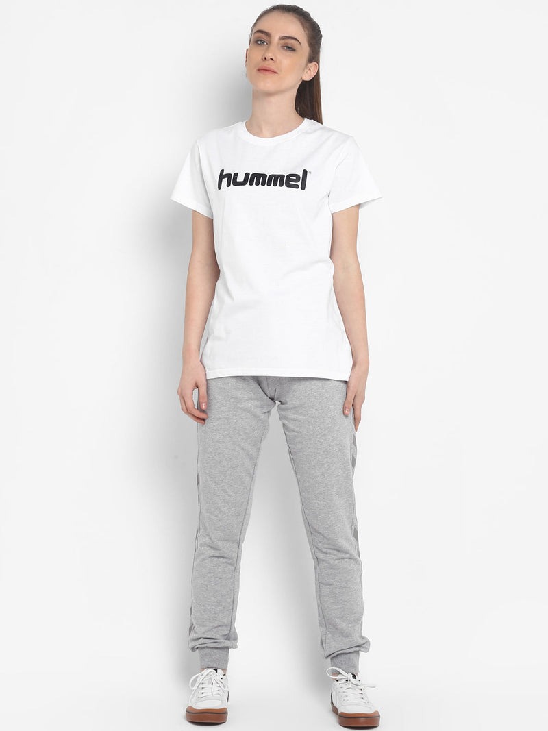 Go Cotton Poly Logo T-Shirt - White