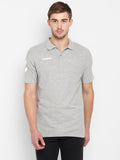 Go Cotton Poly Polo T-Shirt - Grey
