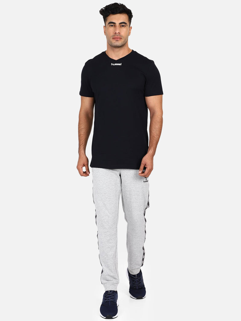 Asser Cotton Poly T-Shirt - Black