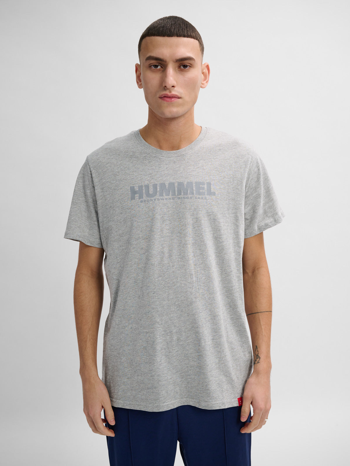Legacy Cotton Poly T-Shirt - Grey