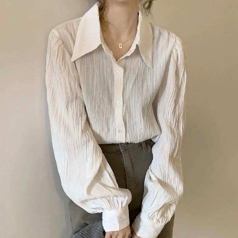 Andre Summer Statement Shirt - White