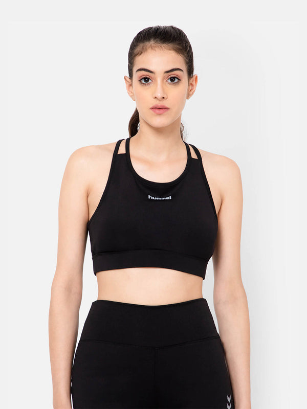 Nigel Poly Spandex Bra - Black