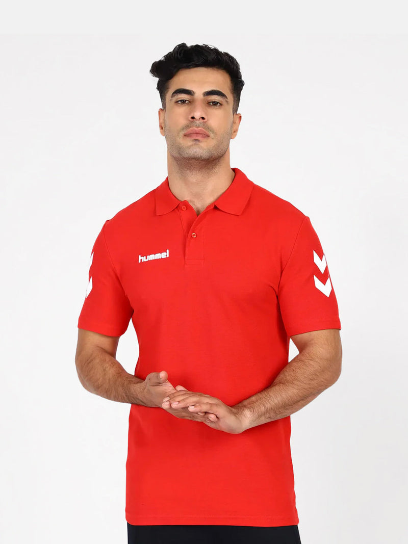 Go Cotton Poly Polo T-Shirt - Red