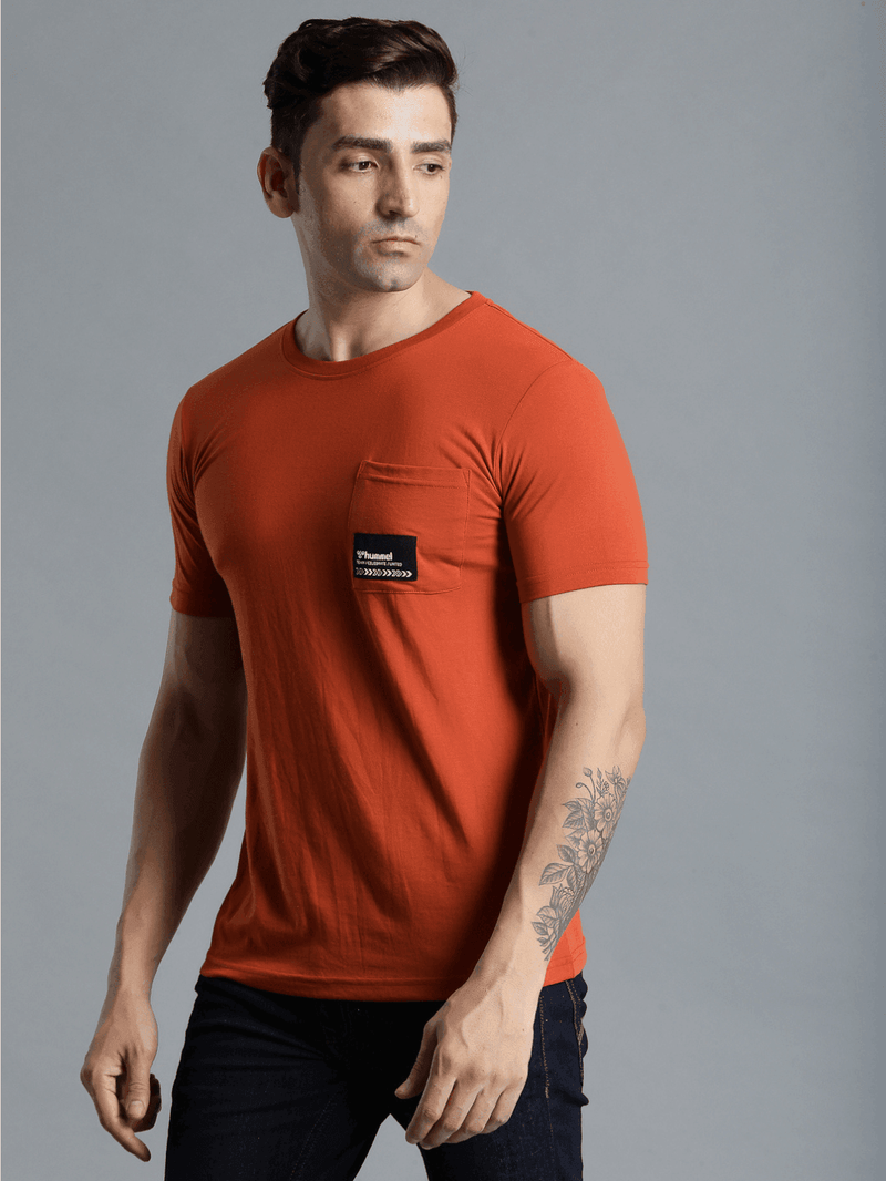 Cavo Cotton Poly T-Shirt - Rust