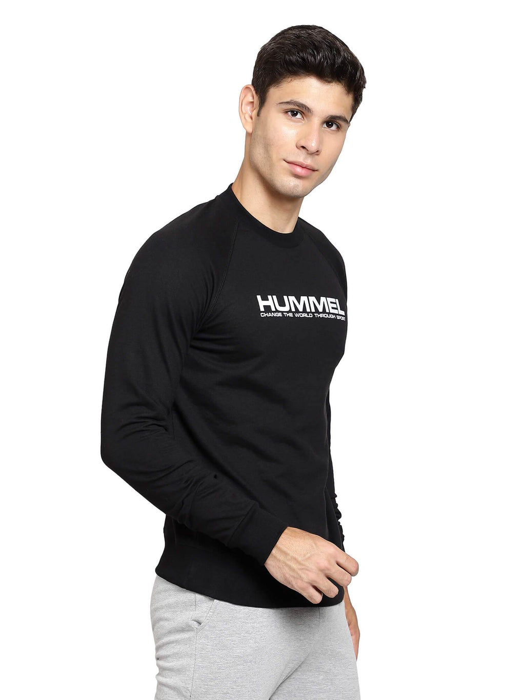 Evion Cotton Poly Sweatshirt - Black