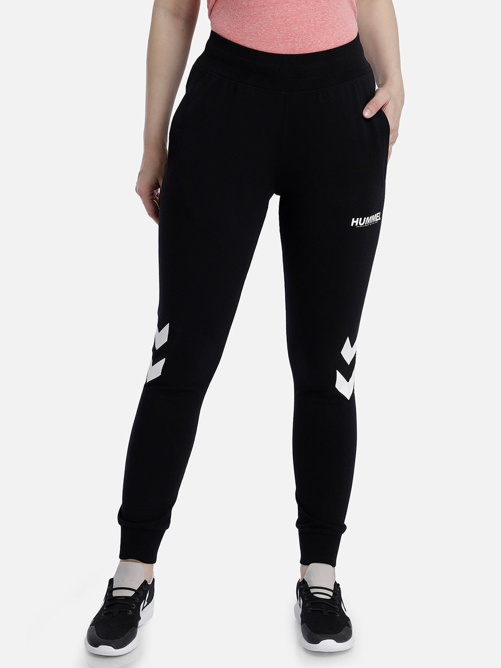 Sandra Cotton Tapered Pant - Black