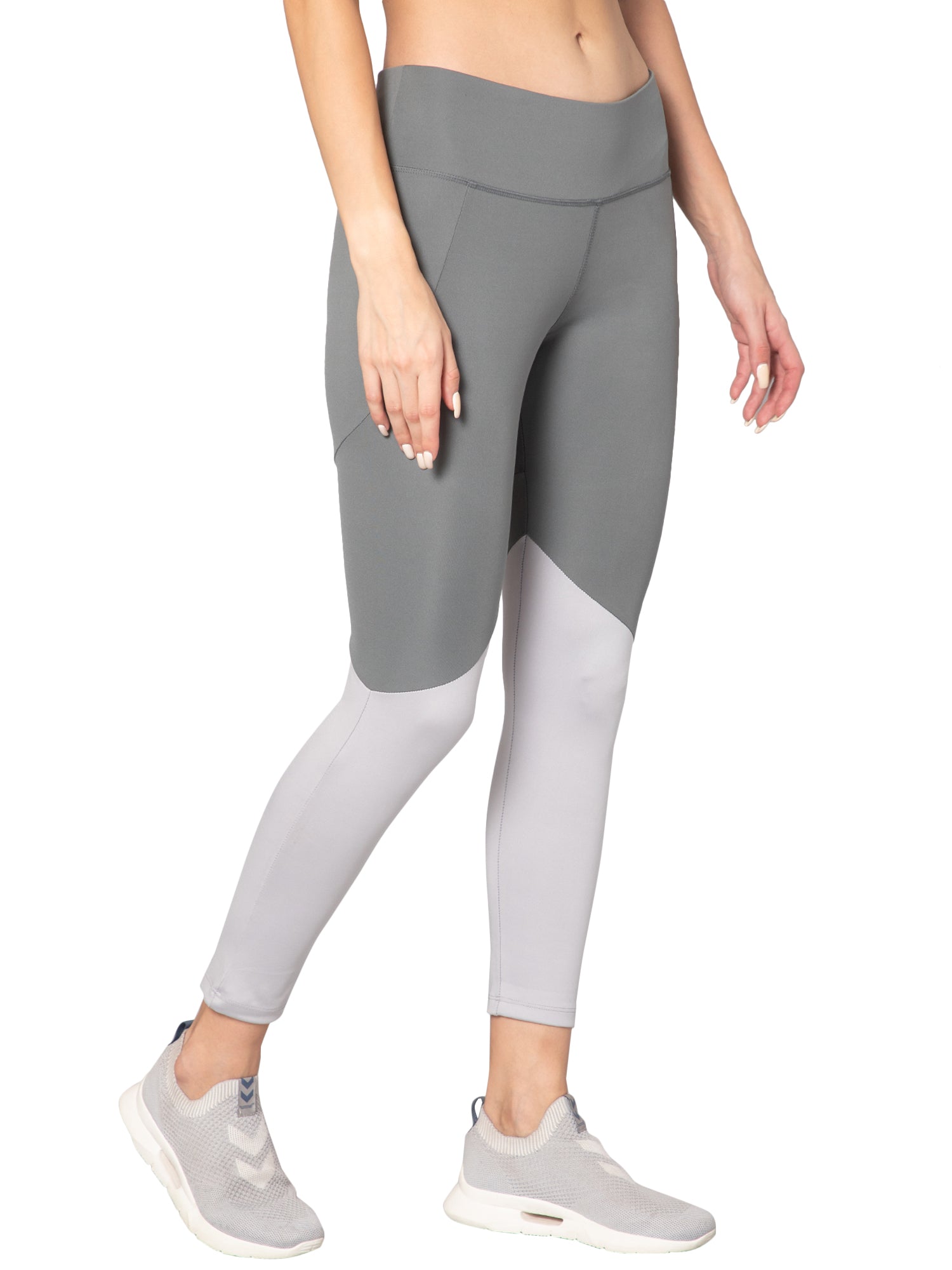 Valerie Slim Fit Polyester Tights - Grey
