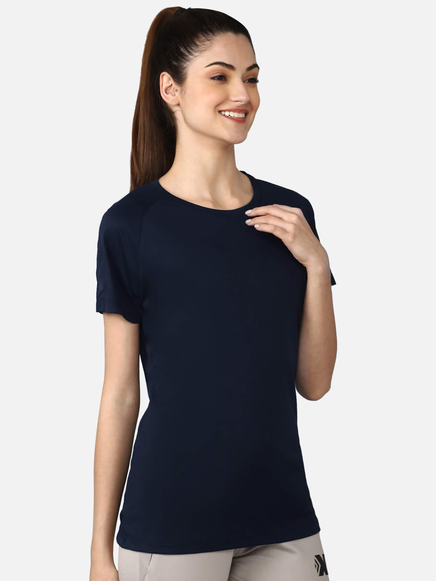 Azure Polyester T-Shirt - True Blue