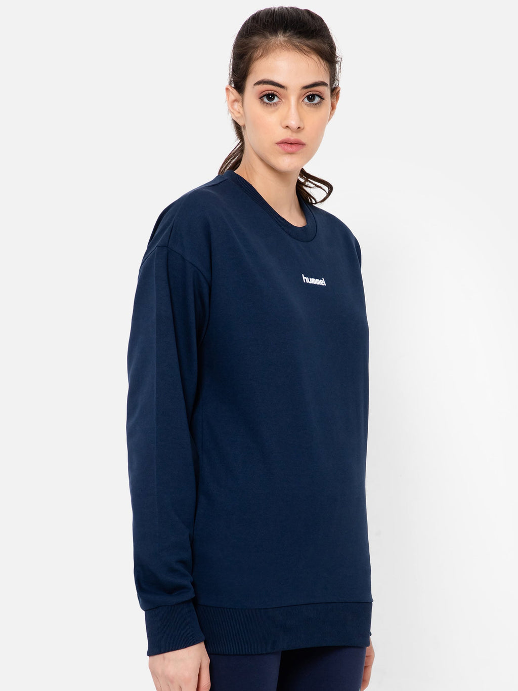 Casoi Cotton Poly Sweatshirt - Navy