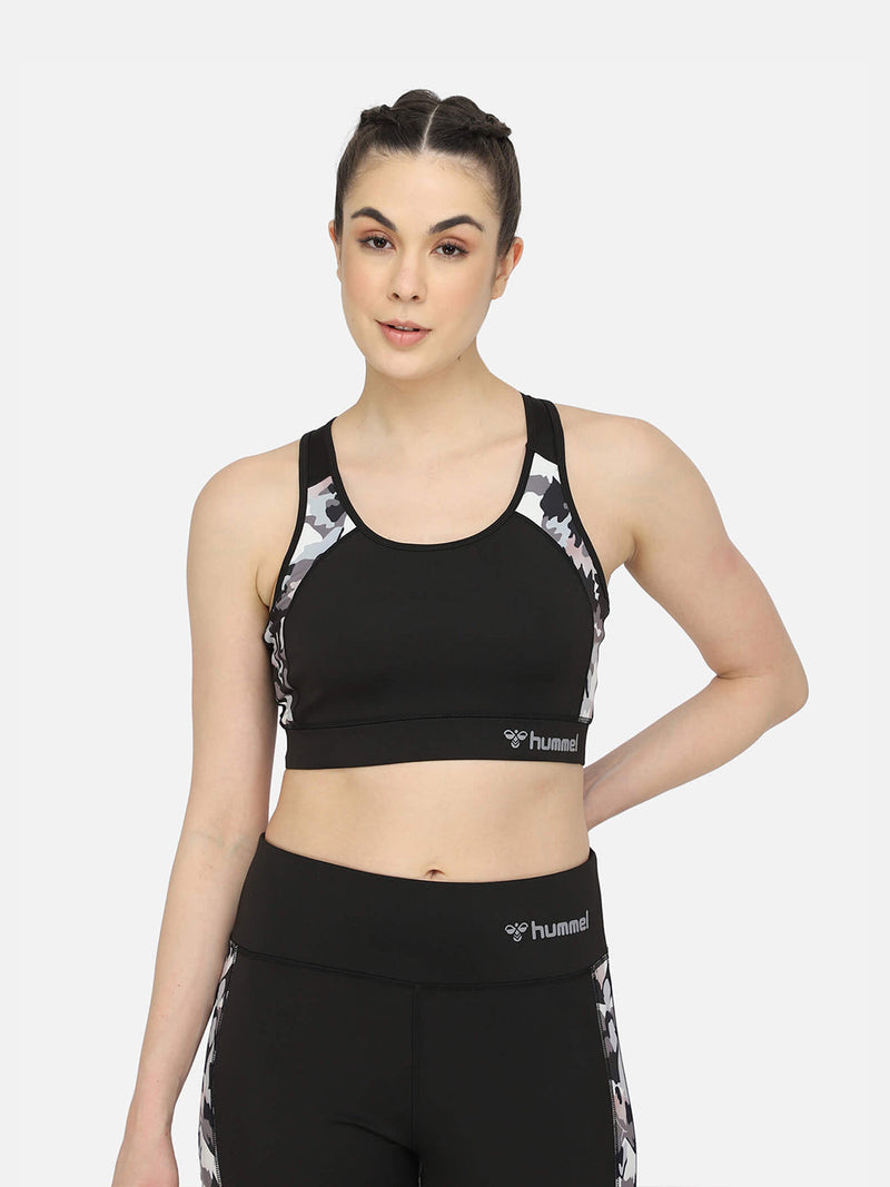 Mia Poly Elastane Bra - Black