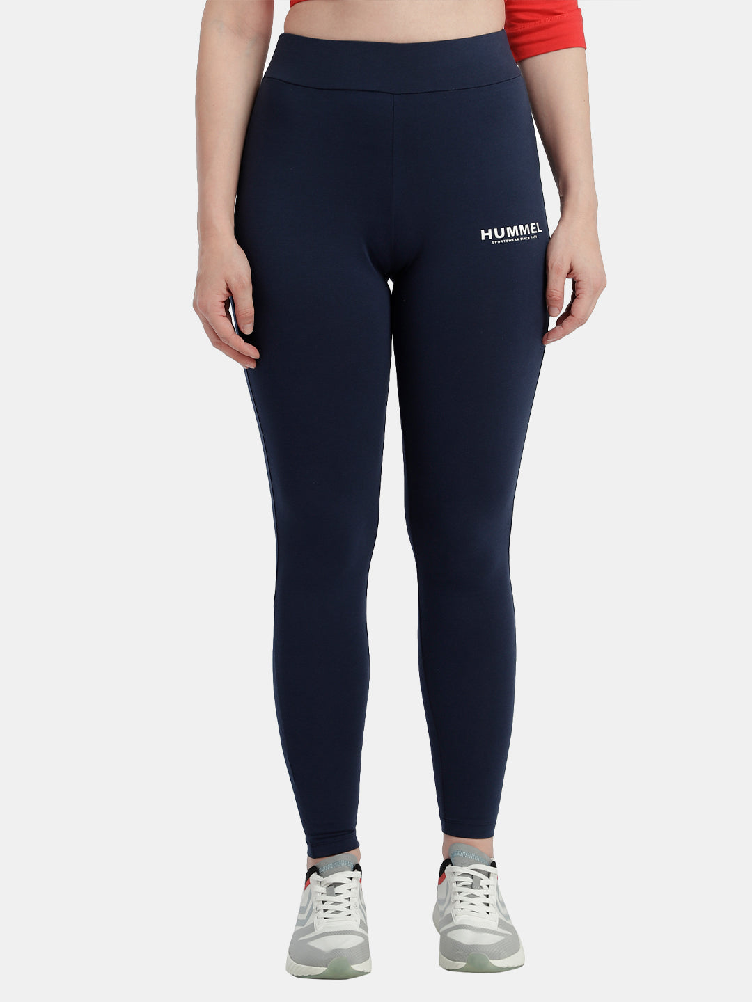 Daily Slim Fit Cotton Elastane Tights - Blue