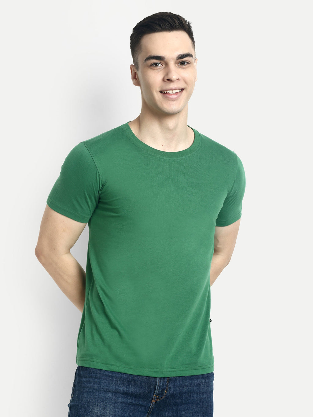 Cam Cotton Poly T-Shirt - Green