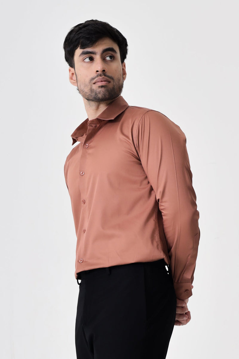 Terracotta Classic shirt - Regular fit