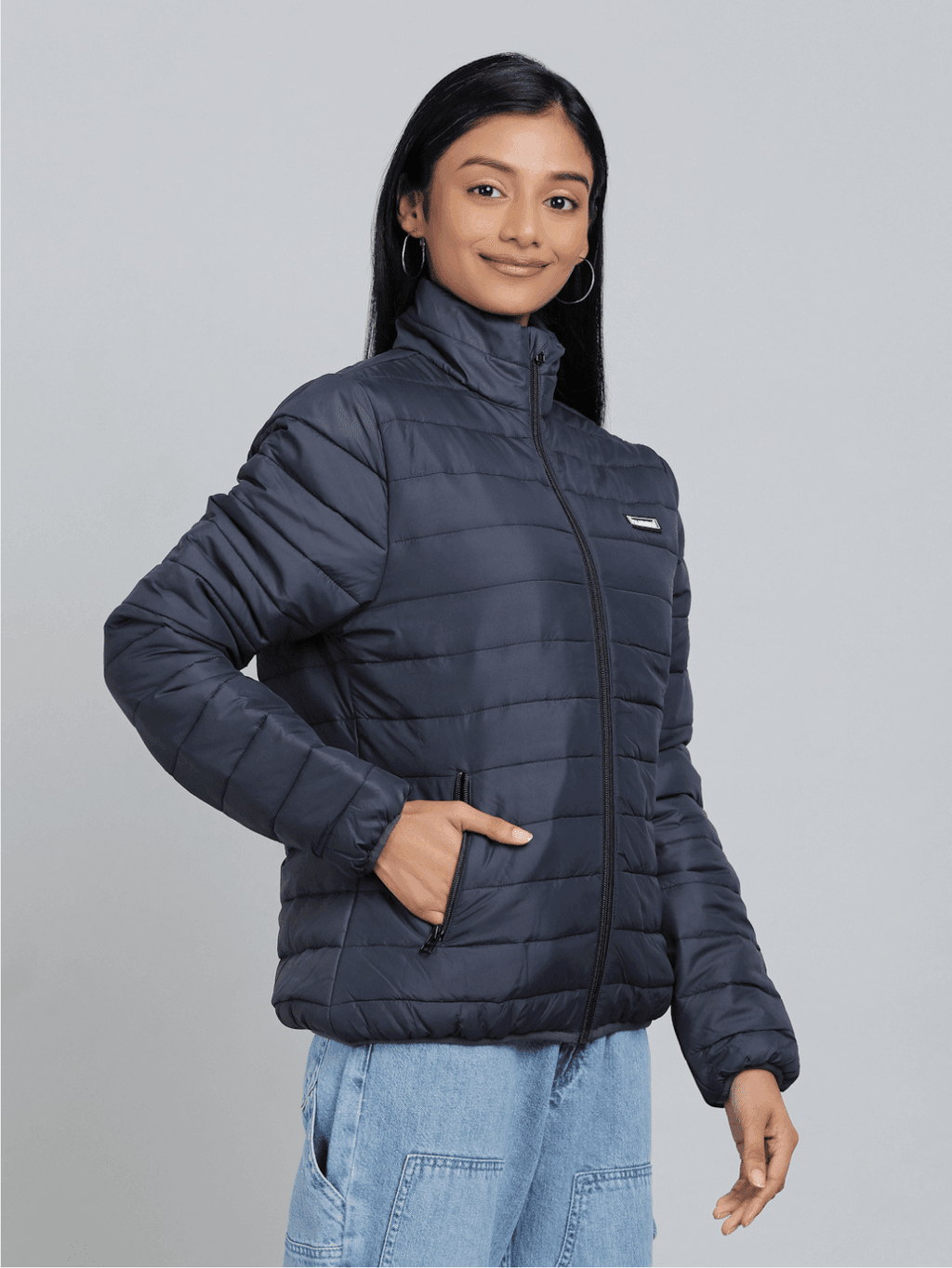 Benne Bomber Jacket - Navy Blue