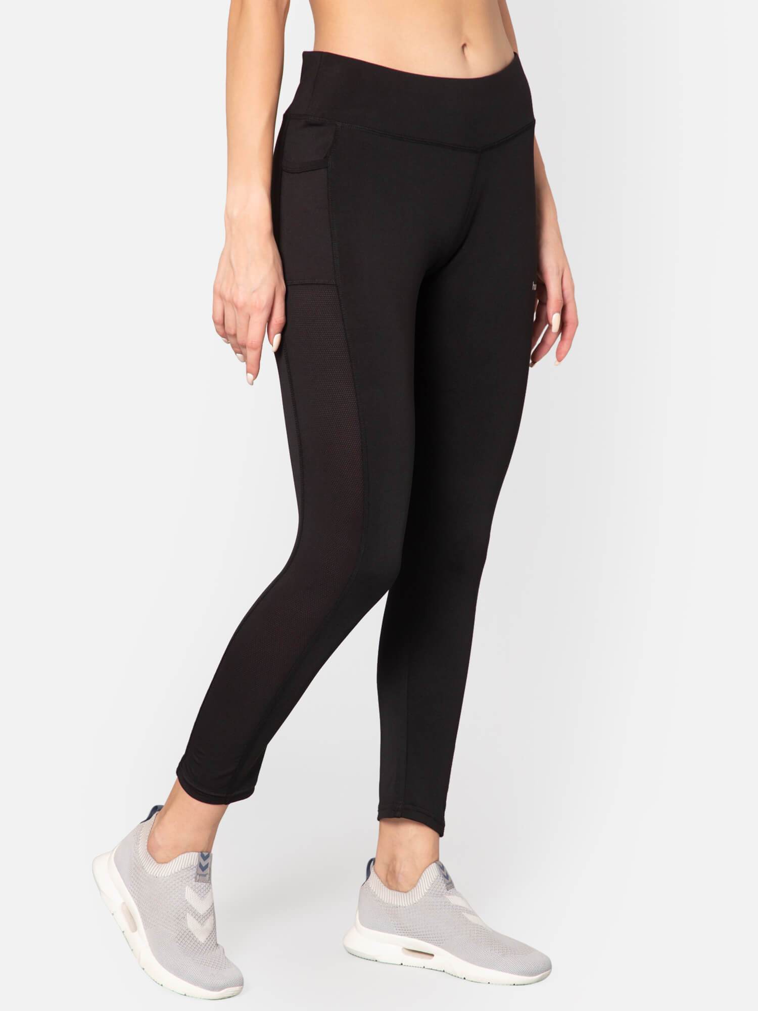 Ailsa Slim Fit Polyester Tights - Black
