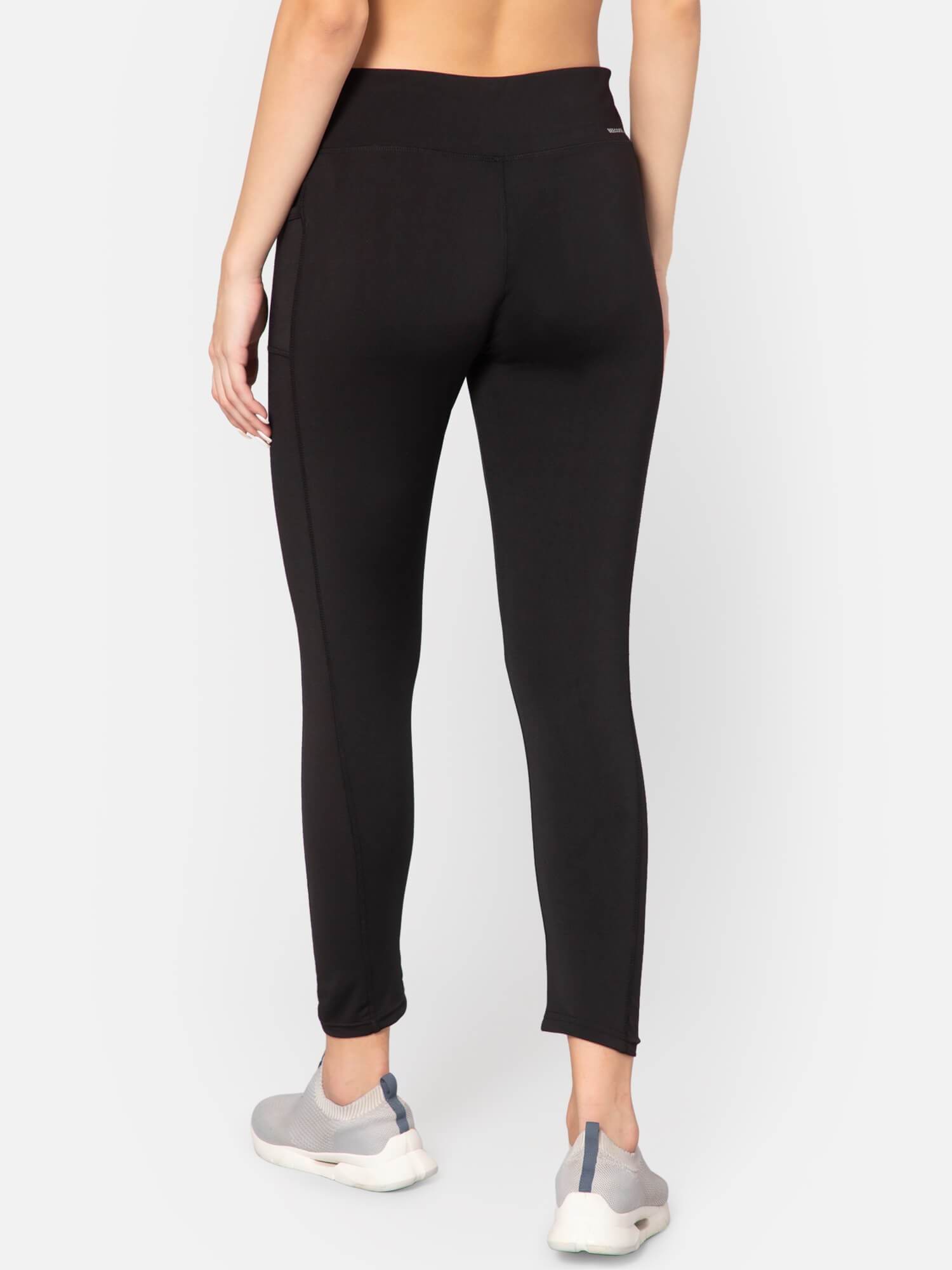 Ailsa Slim Fit Polyester Tights - Black