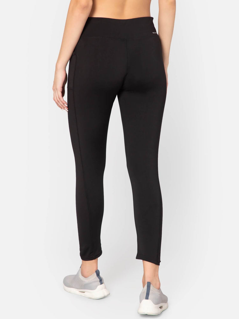 Ailsa Slim Fit Polyester Tights - Black