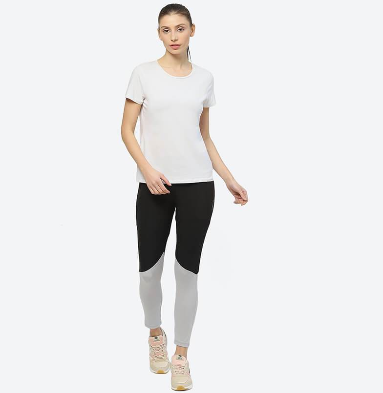 Valerie Slim Fit Polyester Tights - Black