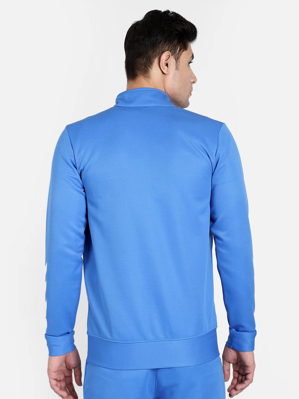 Blue Breeze Polyester Track Jacket - Blue