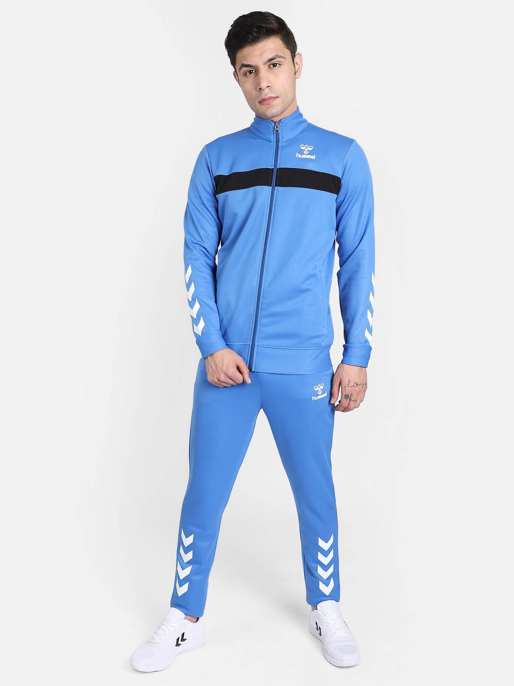 Blue Breeze Polyester Track Jacket - Blue
