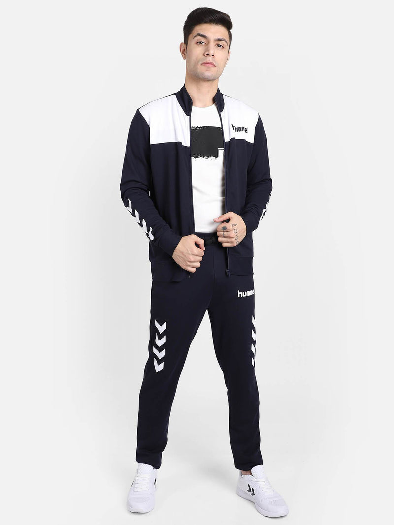 Phoebe Cotton Poly Tracksuit - Navy